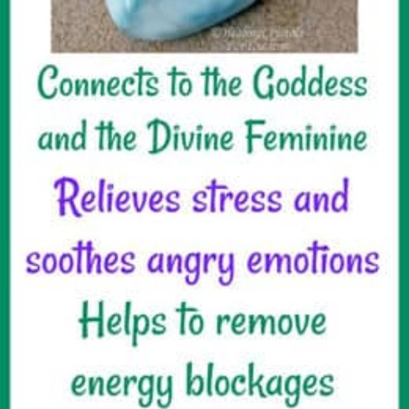 Pear Shaped Natural Larimar Sterling Ring Sz 6 - Picture 7 of 11